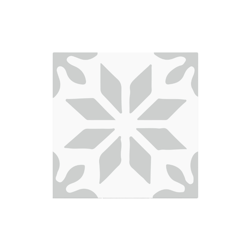 Carreau de ciment - motif M0170 - 20cm x 20cm x 17mm +/- 1mm