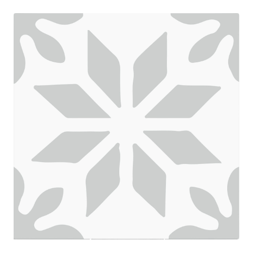 Carreau de ciment - motif M0170 - 20cm x 20cm x 17mm +/- 1mm
