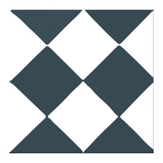 Carreau de ciment - motif M0241 - 20cm x 20cm x 17mm +/- 1mm