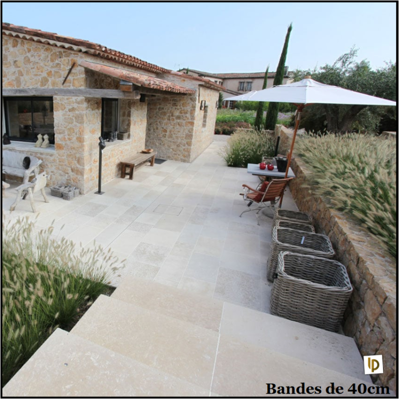 CHABLIS BANDES 40CM - LONGUEURS LIBRES ADOUCIE