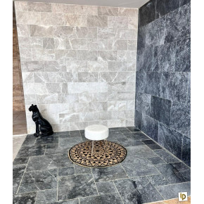 Marbre GRIS 20.3 x 40.6 x 12 mm - Adouci Standard