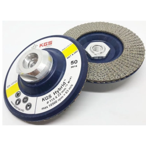 KGS Hybrid Disque a lamelles Ø115 /M14 GRIS 50 -