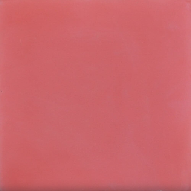 Carreau de ciment uni - Rouge - 20cm x 20cm x 17mm +/- 1mm