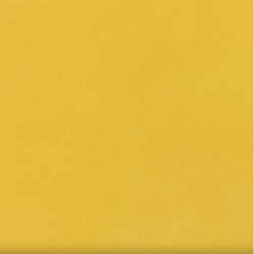 Carreau de ciment uni - Jaune - 20cm x 20cm x 17mm +/-1mm