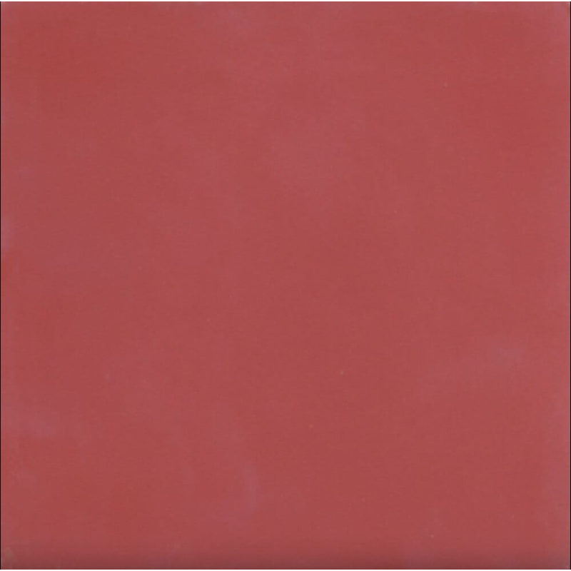 Carreau de ciment uni - Rouge Foncé - 20cm x 20cm x 17mm +/-1mm
