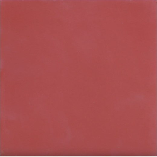 Carreau de ciment uni - Rouge Foncé - 20cm x 20cm x 17mm +/-1mm